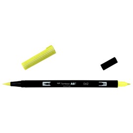 Маркер-кисть brush pen 062 бледно-желтый