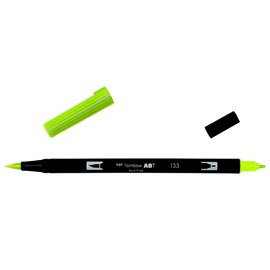Маркер-кисть brush pen 133 зеленовато-желтый