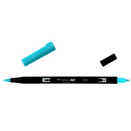 Маркер-кисть brush pen 515 светло- голубой