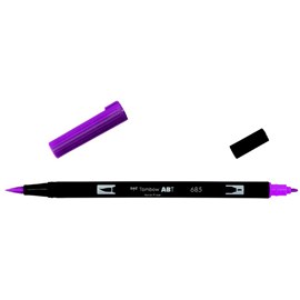 Маркер-кисть brush pen 685 пурпурный глубокий
